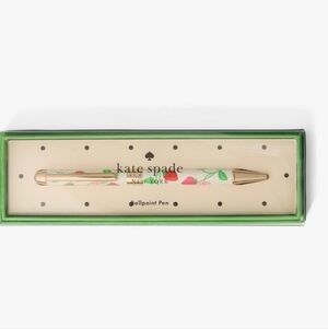 🔹️ Kate Spade🔹️ LIMITED EDITION Strawberry Twist  black ink Pen